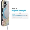 image:imageCasely iPhone 17 Case  Shell Shocked  Tortoise Print  Bold Protective Design  Compatible with MagSafeRide The Wave  Pastel Rainbow Lined