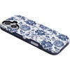image:imageCasely iPhone 17 Case  Shell Shocked  Tortoise Print  Bold Protective Design  Compatible with MagSafeRose to Fame  Blue  White Rose Floral