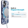 image:imageCasely iPhone 17 Case  Shell Shocked  Tortoise Print  Bold Protective Design  Compatible with MagSafeRose to Fame  Blue  White Rose Floral