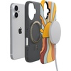 image:imageCasely iPhone 17 Case  Shell Shocked  Tortoise Print  Bold Protective Design  Compatible with MagSafeShine On  Retro Sunset