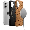 image:imageCasely iPhone 17 Case  Shell Shocked  Tortoise Print  Bold Protective Design  Compatible with MagSafeSpot On  Dotted Animal