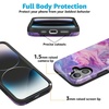 image:imageCasely iPhone 17 Case  Shell Shocked  Tortoise Print  Bold Protective Design  Compatible with MagSafeTie Dying Over You  Purple Marble
