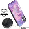 image:imageCasely iPhone 17 Case  Shell Shocked  Tortoise Print  Bold Protective Design  Compatible with MagSafeTie Dying Over You  Purple Marble