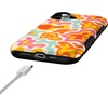 image:imageCasely iPhone 17 Case  Shell Shocked  Tortoise Print  Bold Protective Design  Compatible with MagSafeTropical Color Splash  Abstract Retro