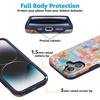 image:imageCasely iPhone 17 Case  Shell Shocked  Tortoise Print  Bold Protective Design  Compatible with MagSafeTropical Heat  Beachy Collage