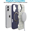 image:imageCasely iPhone 17 Case  Shell Shocked  Tortoise Print  Bold Protective Design  Compatible with MagSafeVintage Garden  Blue Hydrangea