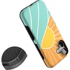 image:imageCasely iPhone 17 Case  Shell Shocked  Tortoise Print  Bold Protective Design  Compatible with MagSafeWaves  Rays  Sunshine