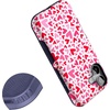 image:imageCasely iPhone 17 Case  Shell Shocked  Tortoise Print  Bold Protective Design  Compatible with MagSafeXOXO  Candy Hearts