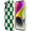 image:imageCasely iPhone 17 Case  Van Gogh  Almond Blossom Floral  Compatible with MagSafe  Classic Ultra Thin DesignFit Check  Green Checkerboard