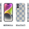 image:imageCasely iPhone 17 Case  Van Gogh  Almond Blossom Floral  Compatible with MagSafe  Classic Ultra Thin DesignFit Check  Light Blue Checkerboard