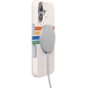 image:imageCasely iPhone 17 Case  Van Gogh  Almond Blossom Floral  Compatible with MagSafe  Classic Ultra Thin DesignTotally Groovy  Rainbow Stripes Color Block
