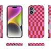 image:imageCasely iPhone 17 Case  Van Gogh  Almond Blossom Floral  Compatible with MagSafe  Classic Ultra Thin DesignVibe Check  Pink Checkerboard