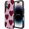 image:imageCasely iPhone 17 Case  Whole Lotta Love  Plum Hearts  Bold Protective Design  MagSafe Compatible Design