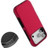 image:imageCasely iPhone 17 Pro Case  Best Dressed  Red Houndstooth  Bold Protective Design  MagSafe Compatible Design