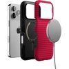 image:imageCasely iPhone 17 Pro Case  Best Dressed  Red Houndstooth  Bold Protective Design  MagSafe Compatible Design