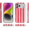 image:imageCasely iPhone 17 Pro Case  Cowgirl Envy  Cow Print  Compatible with MagSafe  Classic Ultra Slim DesignEast Coast Summer  Red Stripes