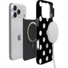 image:imageCasely iPhone 17 Pro Case  Cowgirl Envy  Cow Print  Compatible with MagSafe  Classic Ultra Slim DesignHigh Contrast  Black Polka Dot