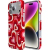 image:imageCasely iPhone 17 Pro Case  Cowgirl Envy  Cow Print  Compatible with MagSafe  Classic Ultra Slim DesignLove Song Remix  Ombre Hearts