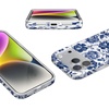 image:imageCasely iPhone 17 Pro Case  Cowgirl Envy  Cow Print  Compatible with MagSafe  Classic Ultra Slim DesignRose to Fame  Blue  White Rose Floral