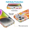 image:imageCasely iPhone 17 Pro Case  Cowgirl Envy  Cow Print  Compatible with MagSafe  Classic Ultra Slim DesignTropical Color Splash  Abstract Retro