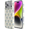 image:imageCasely iPhone 17 Pro Case  Cowgirl Envy  Cow Print  Compatible with MagSafe  Classic Ultra Slim DesignVintage Garden  Blue Hydrangea