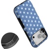 image:imageCasely iPhone 17 Pro Case  Extra Dirty Please  Fun on Weekdays  Bold Protective Design  Compatible with MagSafeCoastal Blues  Denim Stars