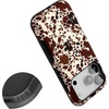 image:imageCasely iPhone 17 Pro Case  Extra Dirty Please  Fun on Weekdays  Bold Protective Design  Compatible with MagSafeCowgirl Envy  Cow Print