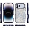 image:imageCasely iPhone 17 Pro Case  Extra Dirty Please  Fun on Weekdays  Bold Protective Design  Compatible with MagSafeCupids Canvas  Periwinkle Floral