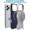image:imageCasely iPhone 17 Pro Case  Extra Dirty Please  Fun on Weekdays  Bold Protective Design  Compatible with MagSafeCupids Canvas  Periwinkle Floral