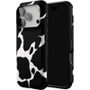 image:imageCasely iPhone 17 Pro Case  Extra Dirty Please  Fun on Weekdays  Bold Protective Design  Compatible with MagSafeCurrent MOOd  Cow Print