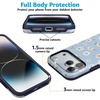 image:imageCasely iPhone 17 Pro Case  Extra Dirty Please  Fun on Weekdays  Bold Protective Design  Compatible with MagSafeDaisy Daydream  Baby Blue Floral