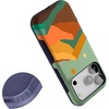 image:imageCasely iPhone 17 Pro Case  Extra Dirty Please  Fun on Weekdays  Bold Protective Design  Compatible with MagSafeEndless Peaks  Colorblock Mountain