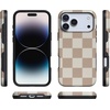image:imageCasely iPhone 17 Pro Case  Extra Dirty Please  Fun on Weekdays  Bold Protective Design  Compatible with MagSafeFit Check  Neutral Checkerboard