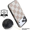 image:imageCasely iPhone 17 Pro Case  Extra Dirty Please  Fun on Weekdays  Bold Protective Design  Compatible with MagSafeFit Check  Neutral Checkerboard