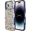 image:imageCasely iPhone 17 Pro Case  Extra Dirty Please  Fun on Weekdays  Bold Protective Design  Compatible with MagSafeGarden Party  Mushroom Floral