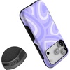 image:imageCasely iPhone 17 Pro Case  Extra Dirty Please  Fun on Weekdays  Bold Protective Design  Compatible with MagSafeLove Song  Lavender Heart