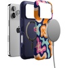 image:imageCasely iPhone 17 Pro Case  Extra Dirty Please  Fun on Weekdays  Bold Protective Design  Compatible with MagSafeMidnight Color Splash  Abstract Retro