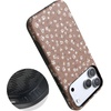 image:imageCasely iPhone 17 Pro Case  Extra Dirty Please  Fun on Weekdays  Bold Protective Design  Compatible with MagSafeMocha Meadow  Tiny Flowers