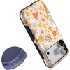 image:imageCasely iPhone 17 Pro Case  Extra Dirty Please  Fun on Weekdays  Bold Protective Design  Compatible with MagSafeMushroom Magic  Retro Floral