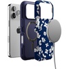 image:imageCasely iPhone 17 Pro Case  Extra Dirty Please  Fun on Weekdays  Bold Protective Design  Compatible with MagSafeNavy Cherry Blossom  Floral Forest