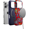 image:imageCasely iPhone 17 Pro Case  Extra Dirty Please  Fun on Weekdays  Bold Protective Design  Compatible with MagSafePainted Flowers  Frida Kahlo Floral