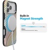 image:imageCasely iPhone 17 Pro Case  Extra Dirty Please  Fun on Weekdays  Bold Protective Design  Compatible with MagSafeRide The Wave  Pastel Rainbow Lined