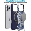 image:imageCasely iPhone 17 Pro Case  Extra Dirty Please  Fun on Weekdays  Bold Protective Design  Compatible with MagSafeRose to Fame  Blue  White Rose Floral