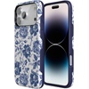 image:imageCasely iPhone 17 Pro Case  Extra Dirty Please  Fun on Weekdays  Bold Protective Design  Compatible with MagSafeRose to Fame  Blue  White Rose Floral