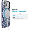 image:imageCasely iPhone 17 Pro Case  Extra Dirty Please  Fun on Weekdays  Bold Protective Design  Compatible with MagSafeRose to Fame  Blue  White Rose Floral