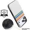 image:imageCasely iPhone 17 Pro Case  Extra Dirty Please  Fun on Weekdays  Bold Protective Design  Compatible with MagSafeTotally Groovy  Rainbow Stripes Color Block