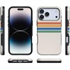 image:imageCasely iPhone 17 Pro Case  Extra Dirty Please  Fun on Weekdays  Bold Protective Design  Compatible with MagSafeTotally Groovy  Rainbow Stripes Color Block