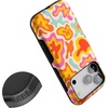 image:imageCasely iPhone 17 Pro Case  Extra Dirty Please  Fun on Weekdays  Bold Protective Design  Compatible with MagSafeTropical Color Splash  Abstract Retro