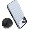 image:imageCasely iPhone 17 Pro Case  Pastel Picnic  Blue Gingham  Bold Protective Design  Compatible with MagSafe