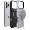 image:imageCasely iPhone 17 Pro Case  Pastel Picnic  Blue Gingham  Bold Protective Design  Compatible with MagSafe